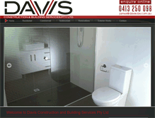 Tablet Screenshot of daviscbs.com.au